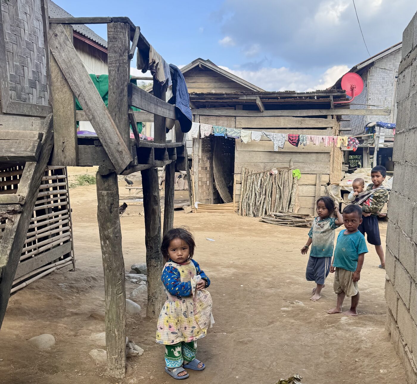 The welcoming committee, northern Laos