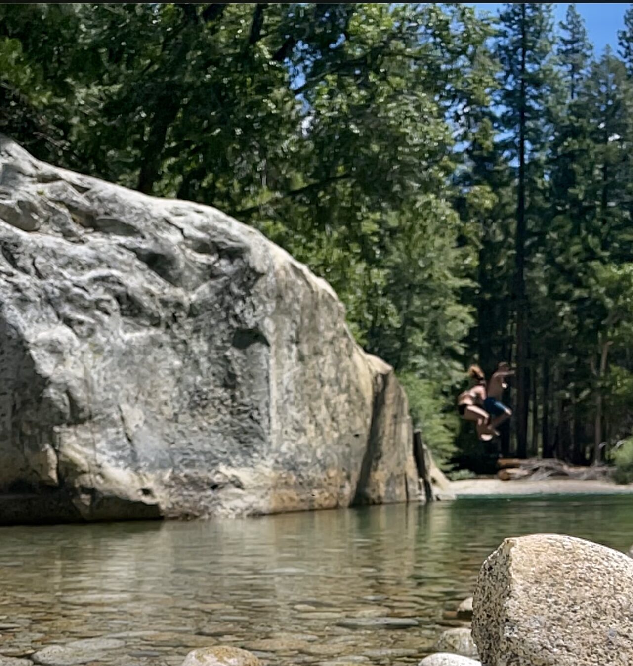 The swimming hole that earned the detour